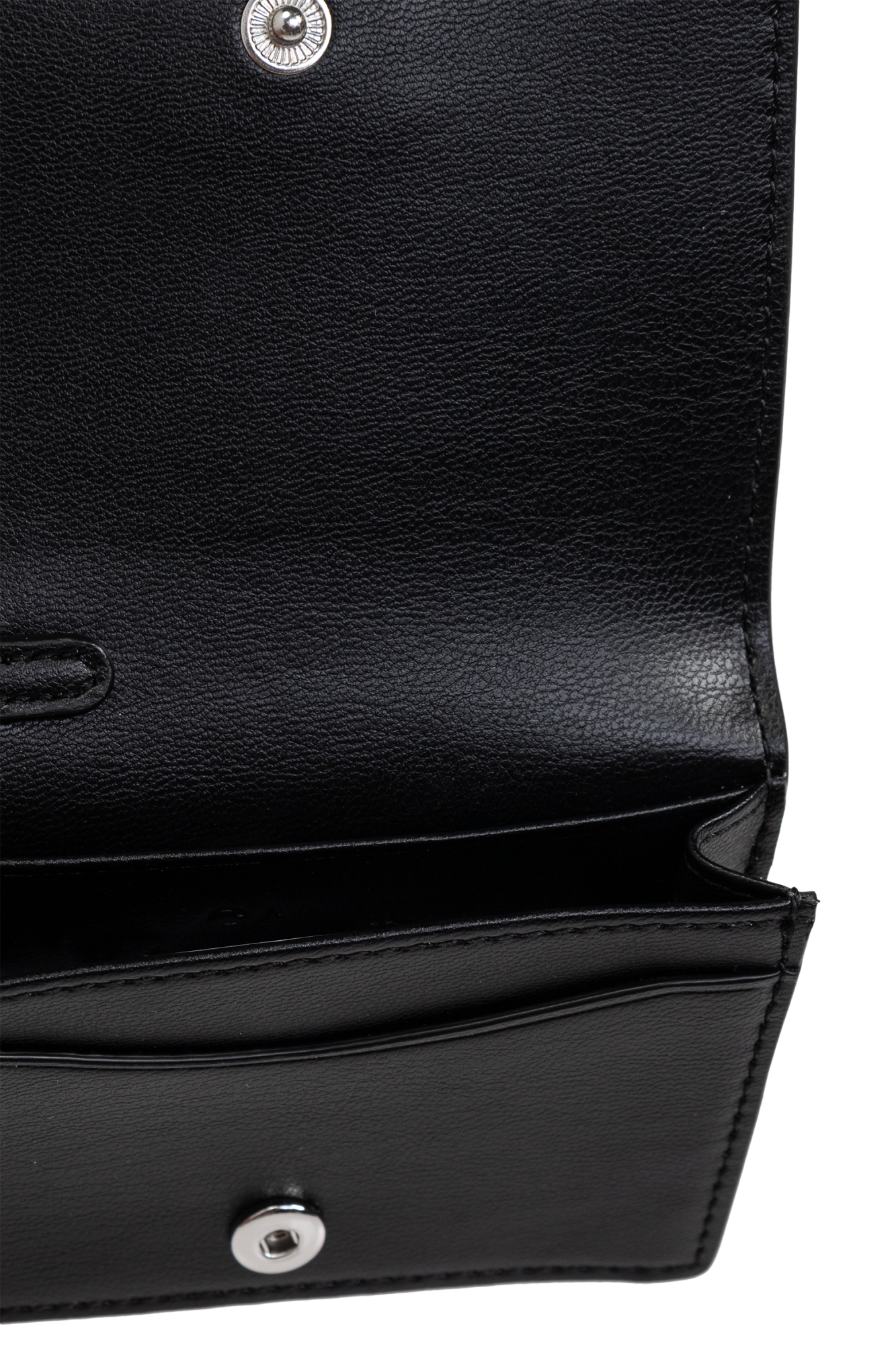 GANNI】 COMPACT WALLET ブラック